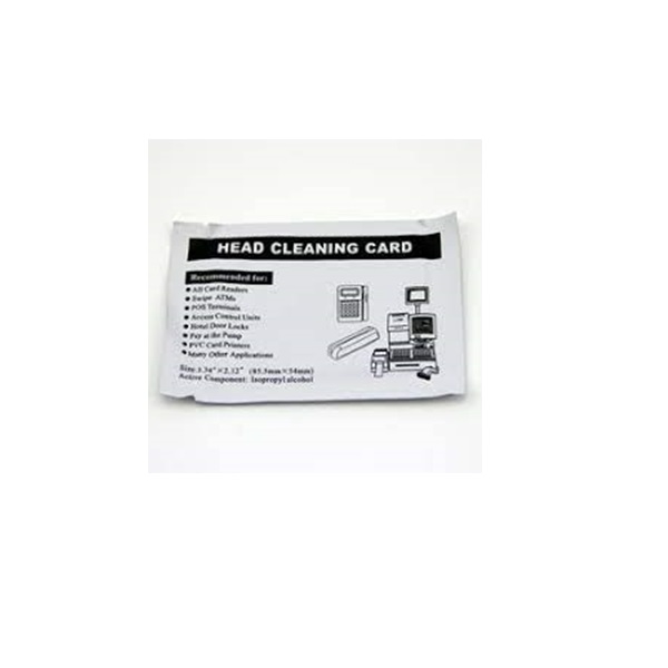 Bilde av Cleaning card kit for Dankort- / Credit card terminal / magnetic card reader / chip reader / ATMs and etc. 10CR80CLC (DE,SE,NO,FI,RO,PL)